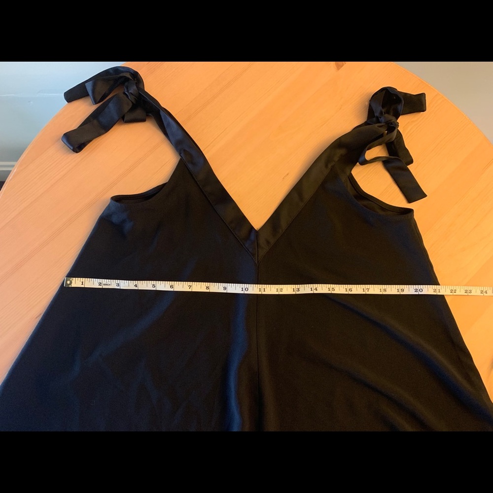 ASOS Black Sleeveless Blouse with Ties Sz. 12 - Picture 6 of 6